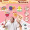 300PCS Large Scratch and Sniff Scented Stickers for Kids, Incentive Smelly Summer Sticker, Motivational for Kids Christmas Gift, Bigger Reward Stickers for Student Classroom Must Haves School Supplies